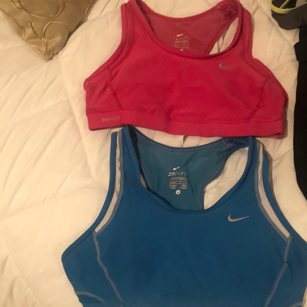 Two Nike Sports Bra